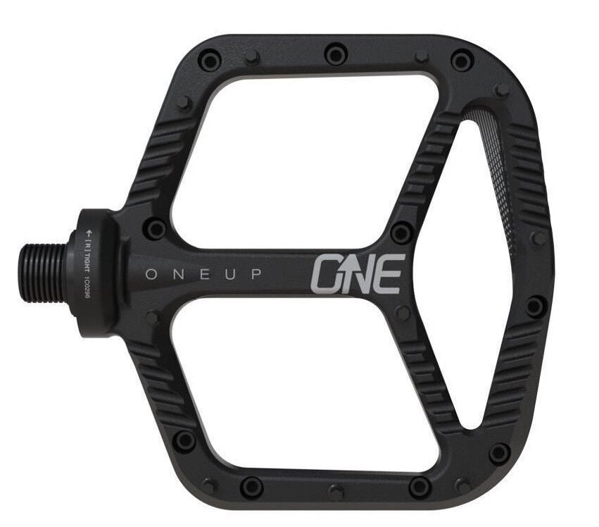 OneUp Components Aluminum Platform Flat MTB Pedals - Black